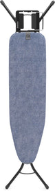 Brabantia planche à repasser a - pour fer à repasser - 110 x 30 cm - bleu denim