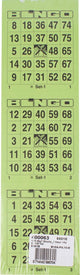 Cartes de bingo sans marque sans marque, 3 cartes par feuille, paquet de 5 x 100 feuilles