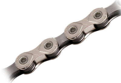 KM X10-93 Chaîne de vélos à 10 vitesses 1 2x11 128 114 Sizels Silver Grey OEM