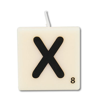 Bougie lettre Paperdreams x, 4 pcs.