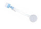Brosse de bain en plastique transparent
