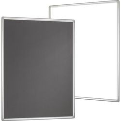 Tableau blanc Multiboard franken pro, tableau d'affichage gris blanc