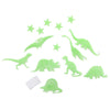 Toi-toys monde des dinosaures brille dans les dinos noirs