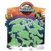 Toi-toys monde des dinosaures brille dans les dinos noirs