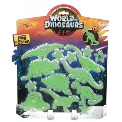 Toi-toys monde des dinosaures brille dans les dinos noirs