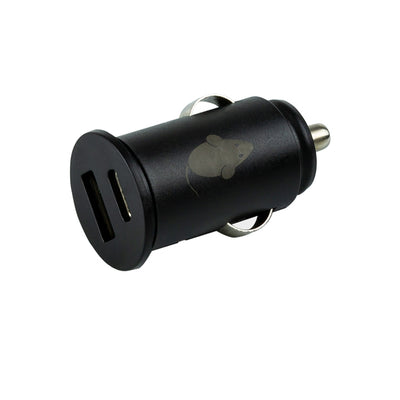 Chargeur de souris vert voiture double USB USB-C noir (5 pièces)