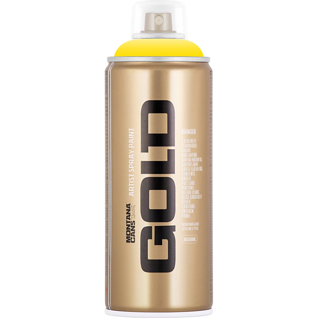 Peinture en aérosol Montana, jaune, 400 ml 1 boîte