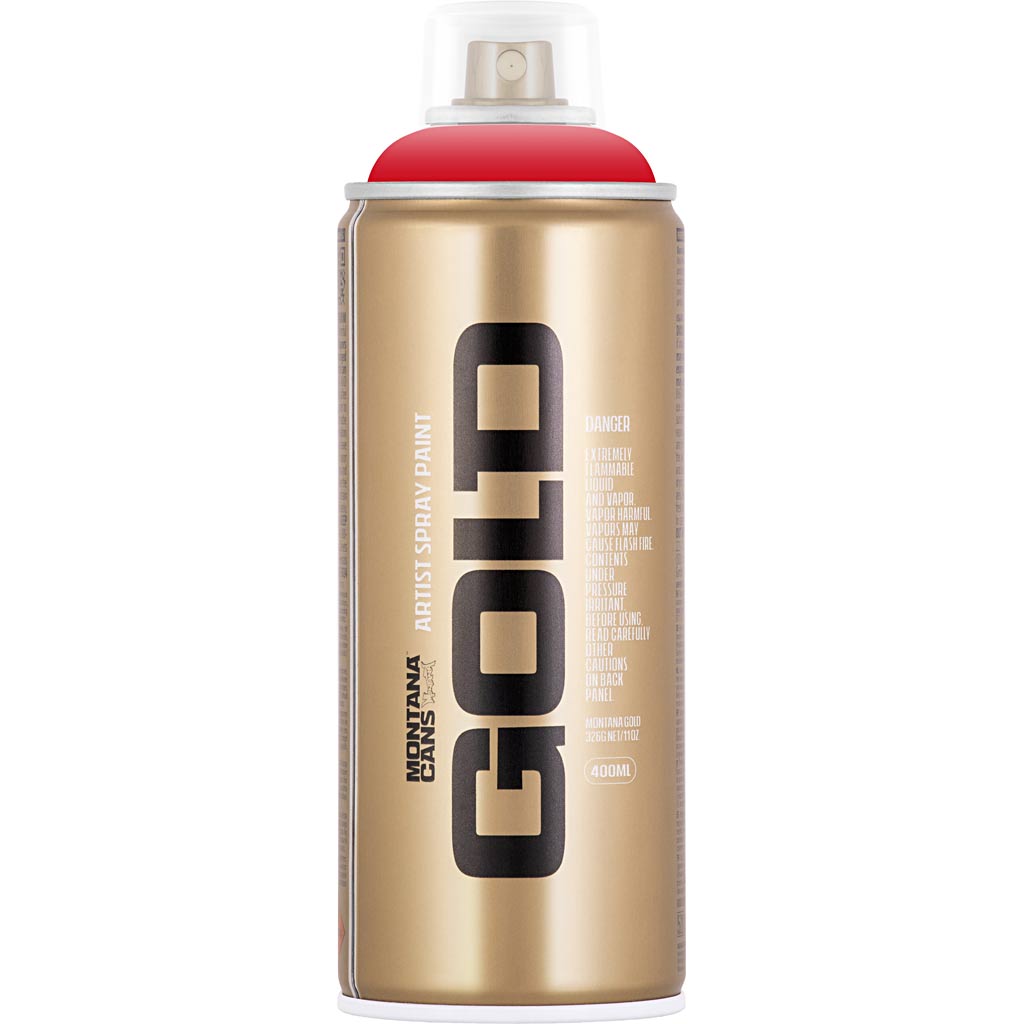 Peinture en aérosol Montana, rouge, 400 ml 1 boîte