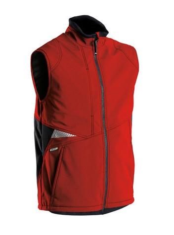 Dassy bodywarmer fusion rouge noir s