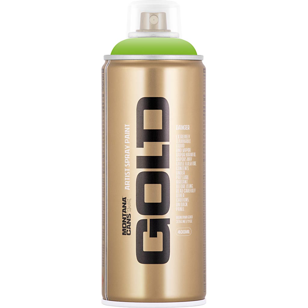 Peinture en aérosol Montana, vert clair, 400 ml 1 boîte