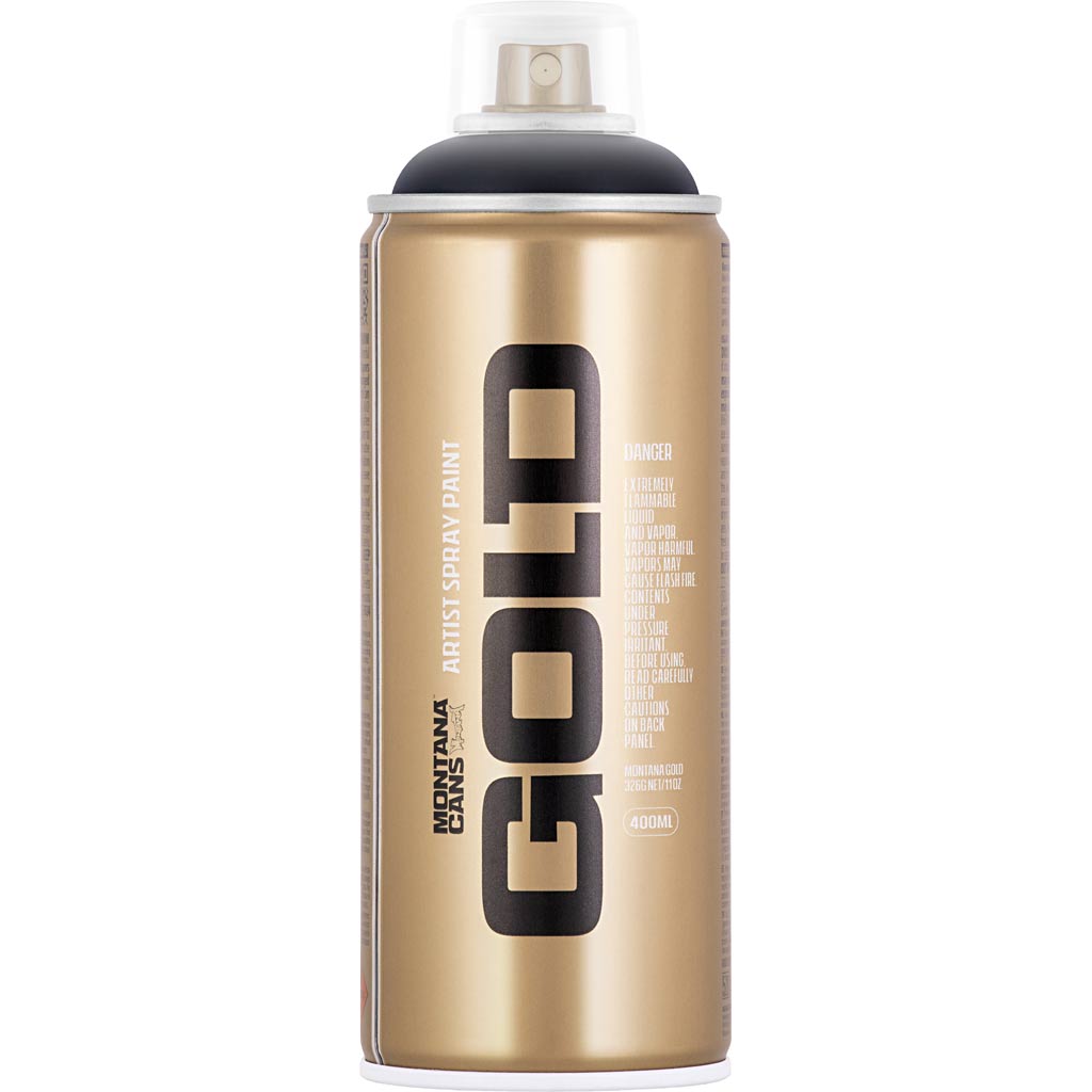 Peinture en aérosol Montana, noir, 400 ml 1 boîte