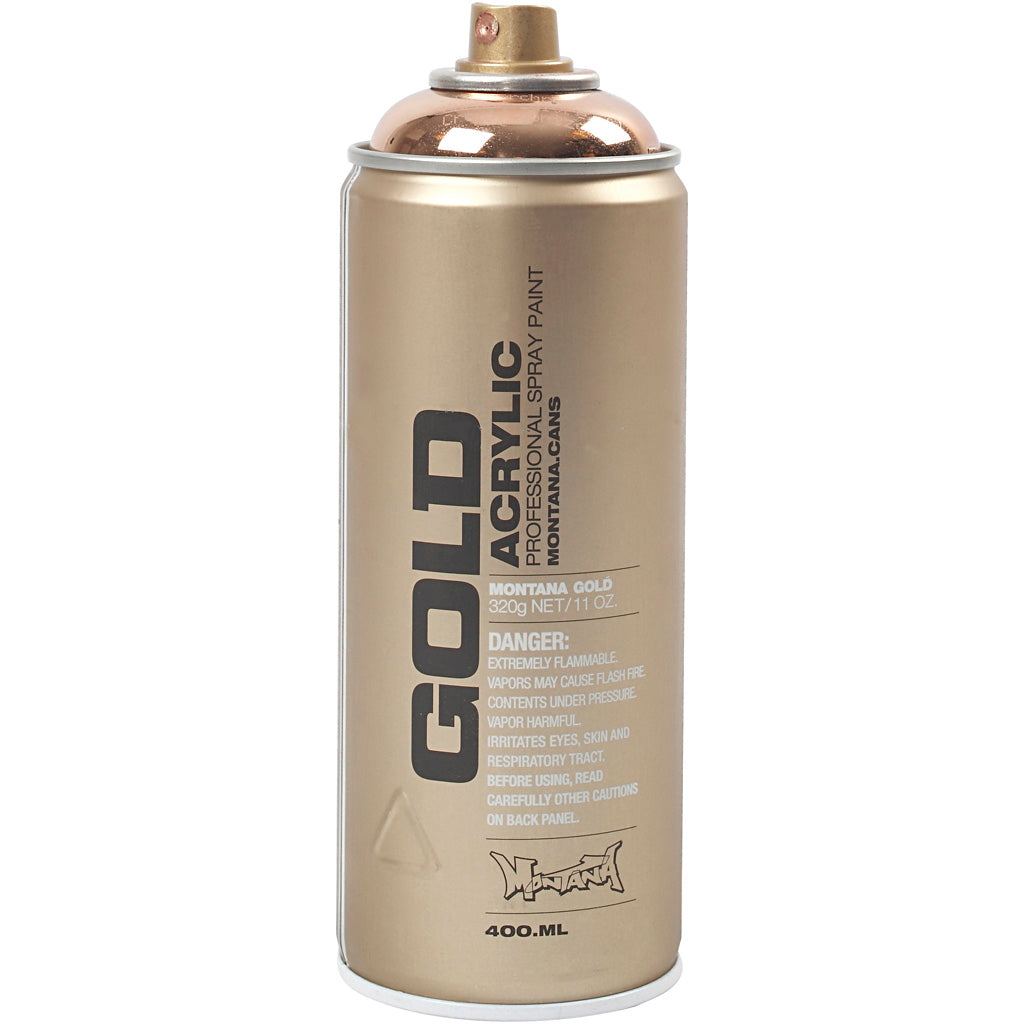 Peinture en aérosol Montana, cuivre, 400 ml 1 boîte