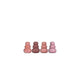 Idées vase galet 4 saisons h9,5xø7cm rose 4 couleurs