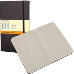 Carnet moleskine a5 line couverture rigide noir