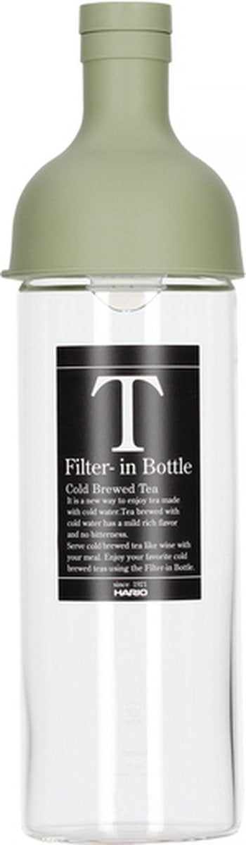 Filtre Hario en bouteille - vert fumé - 750ml