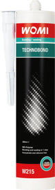 Adhésif de montage élastique Womi technobond transparent - 290 ml - flexible fort - finition transparente - résistant aux intempéries