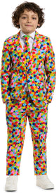 Costume de confettis Opposuits - costume pour garçons - vêtements de carnaval - costume - taille : eu122 128