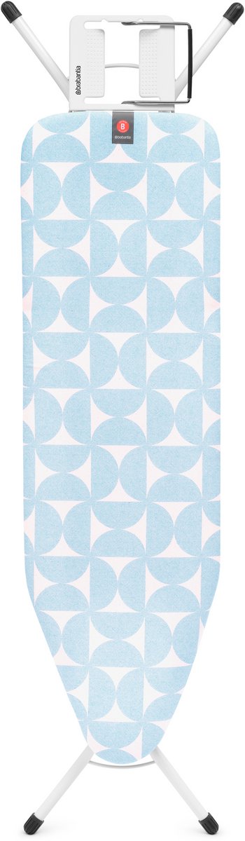 Brabantia planche à repasser b - pour fer - 124 x 38 cm - brise fraîche