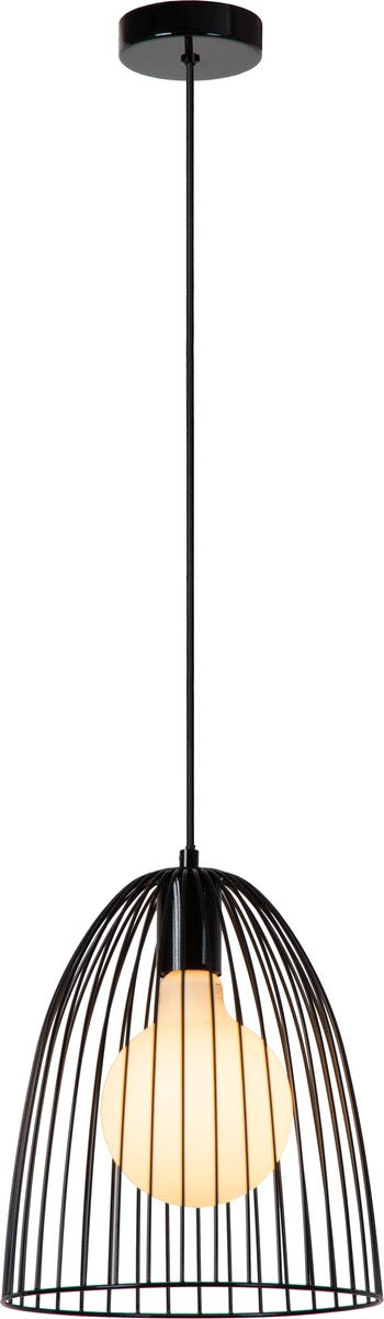 Lucide macarons - suspension - ø 24,5 cm - 1xe27 - noir