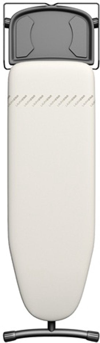 Table à repasser Laurastar planche confort beige, 38cm x 120cm, 100% coton, ergonomique, hauteur réglable, support fer à repasser, système de fermeture sécurisé