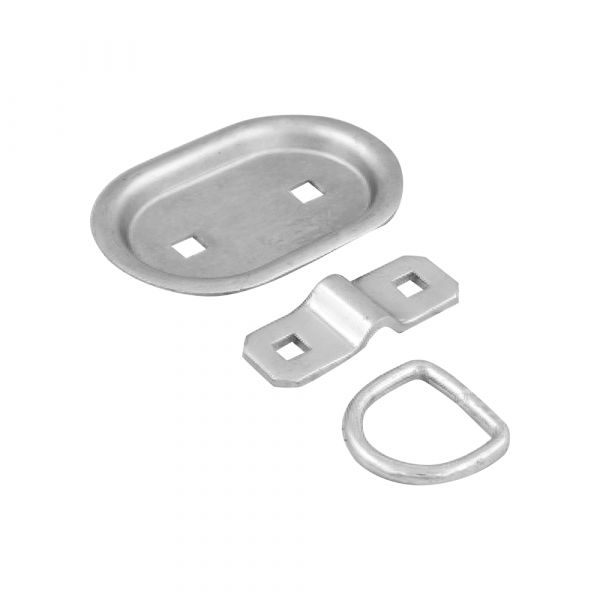 Anneau de sol allemand 3 parties 103x70 mm.