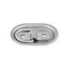 Anneau de sol allemand 3 parties 103x70 mm.
