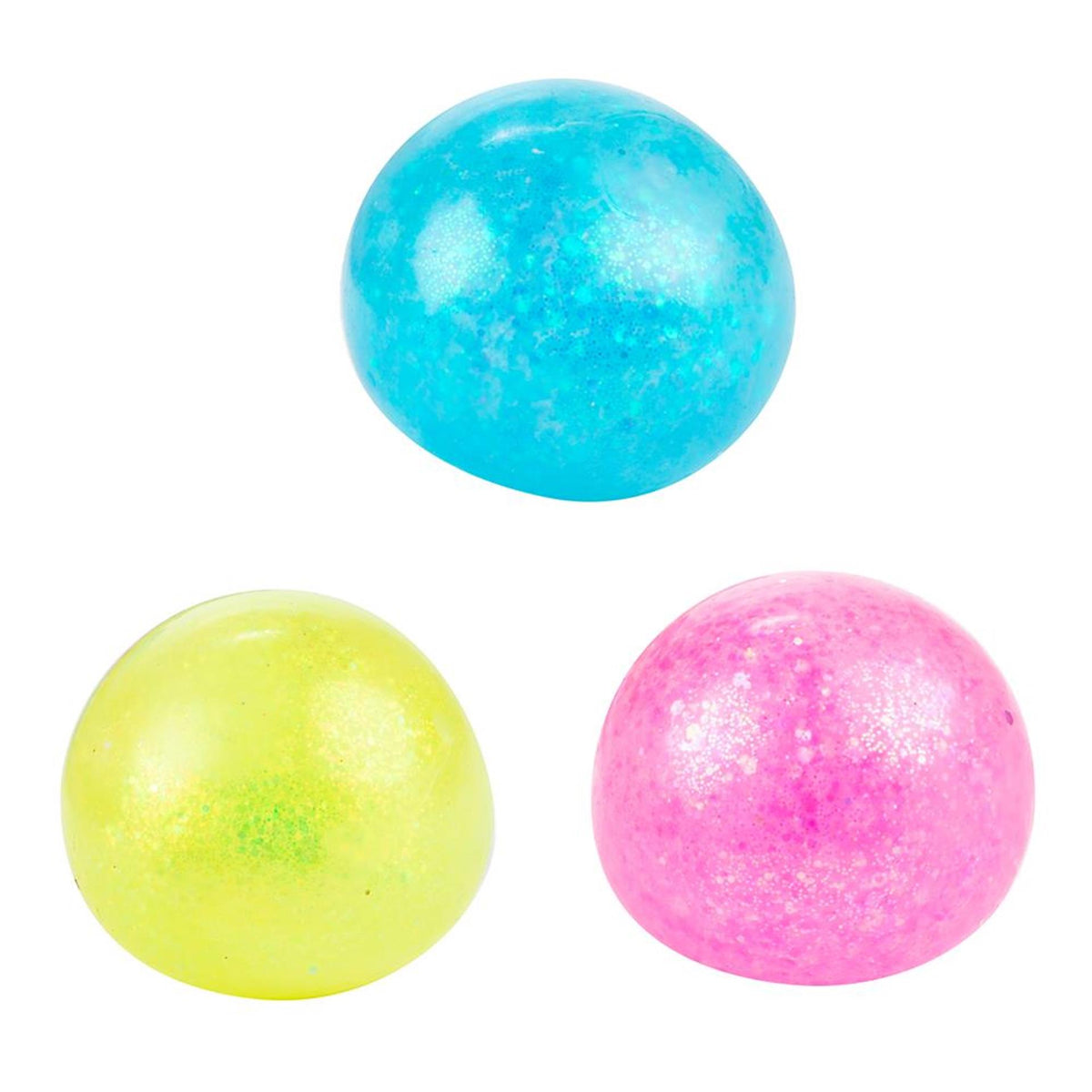 Toi-toys toi toys balle à presser avec gel pailleté ø6cm