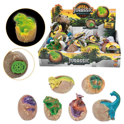 TOI-TOYS Jurassic Revival Babydino dans la lumière et le son des œufs
