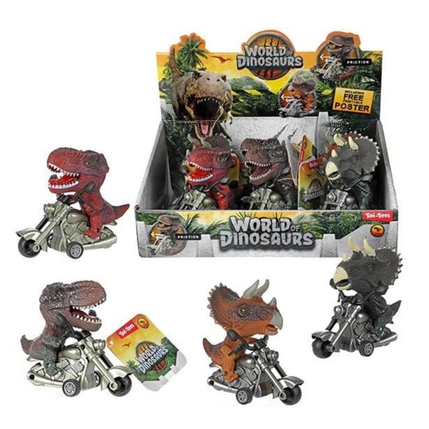 Toi-toys Friction sur moto