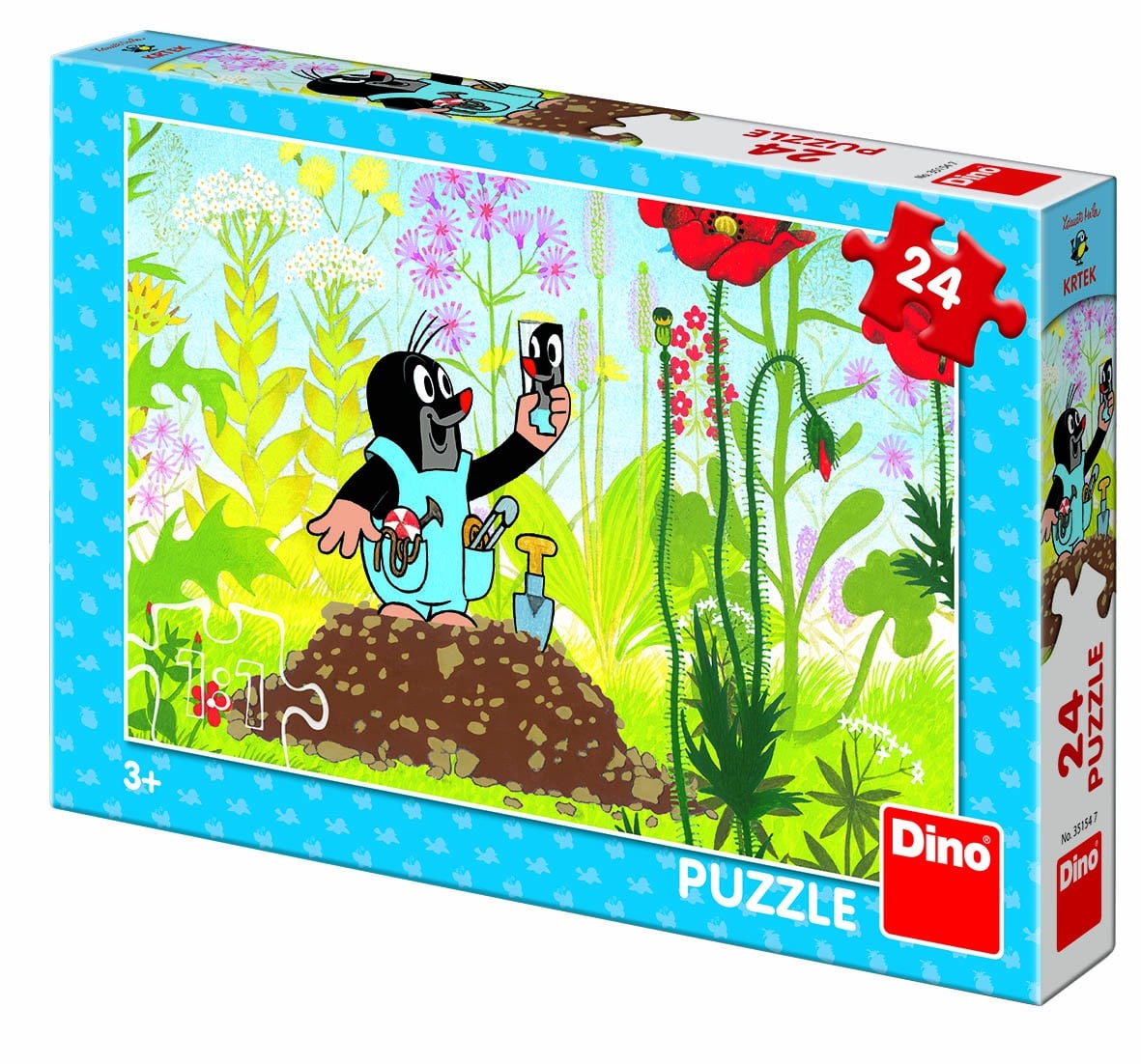 Puzzle molletje dans le jardin 24 pièces