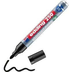 Marqueur pour tableau blanc edding e-250 noir 1,5-3 mm