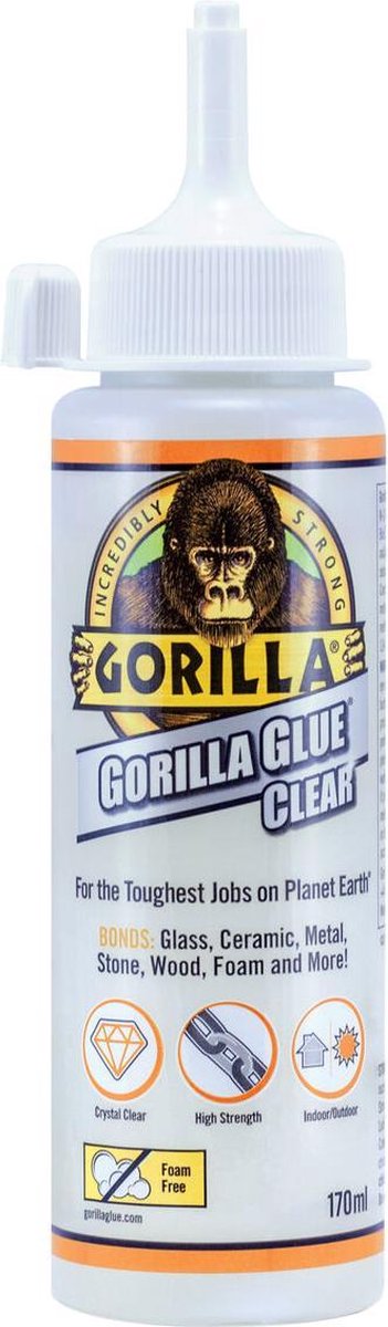 Colle Gorilla transparente 170 ml