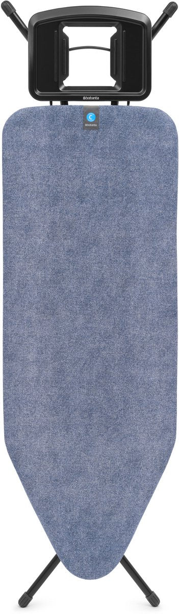 Brabantia planche à repasser c - pour fer - 124x45 cm - bleu denim