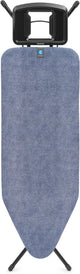 Brabantia planche à repasser c - pour fer - 124x45 cm - bleu denim