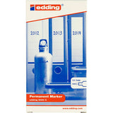 Edding Markers, AFM 2000, épaisseur de ligne 1,5 à 3 mm, différentes couleurs, 10 pièces 1 boîte - afbeelding 2