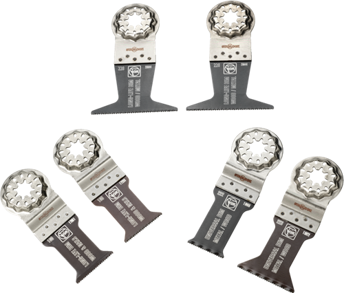 Fein jeu de lames de scie bois métal (6pcs) (nml)