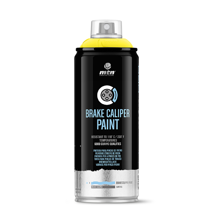 Mtn 1070499 - peinture étrier de frein pro jaune | 3 pièces