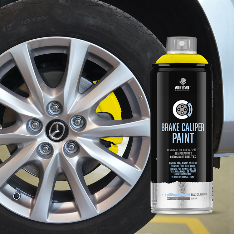 Mtn 1070499 - peinture étrier de frein pro jaune | 3 pièces