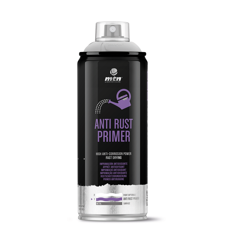 Mtn 1070458 - apprêt antirouille pro : apprêt gris antirouille | 3 pièces
