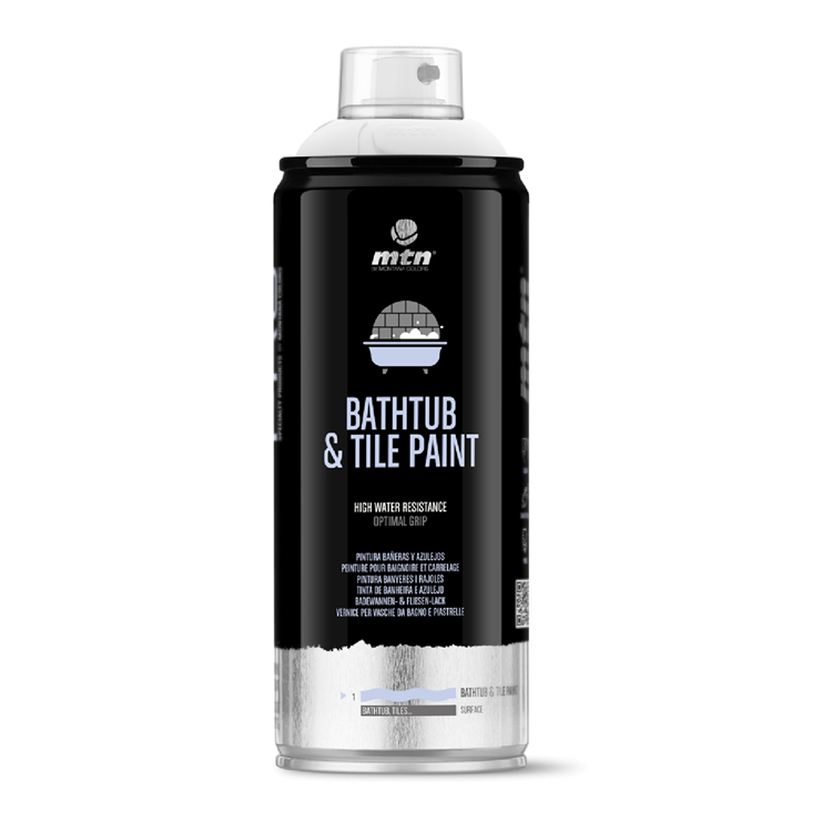 Mtn 1070439 - peinture carrelage baignoire pro blanc | 3 pièces
