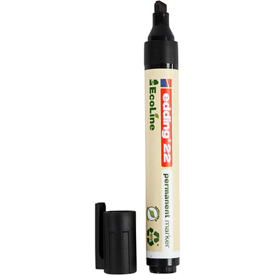 Edding Ecoline-Markers 22, AFM 22, épaisseur de ligne 1x5 mm, noir, 1 pièce