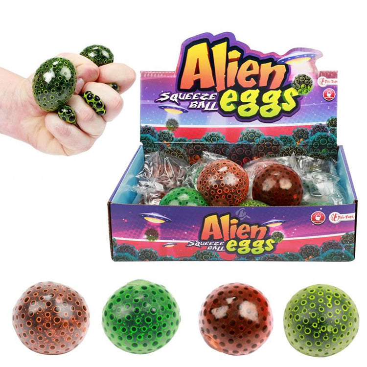 Toi-toys serrer la balle d'oeuf extraterrestre avec des perles d'eau