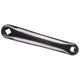 Roulement laiton manivelle gauche aluminium noir 170