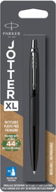 Stylo à bille Parker Jotter XL | noir mat monochrome | point moyen | encre bleue
