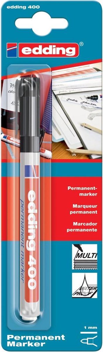 Edding -marqueur permanent-noir-400