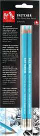 Caran d'ache sketcher crayon bleu sans photo 2 pièces
