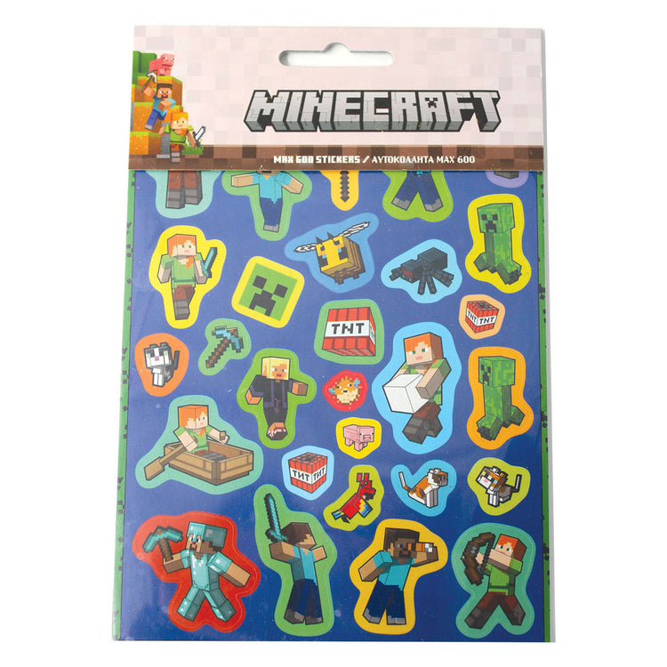 Livre d'autocollants Minecraft - 600 autocollants
