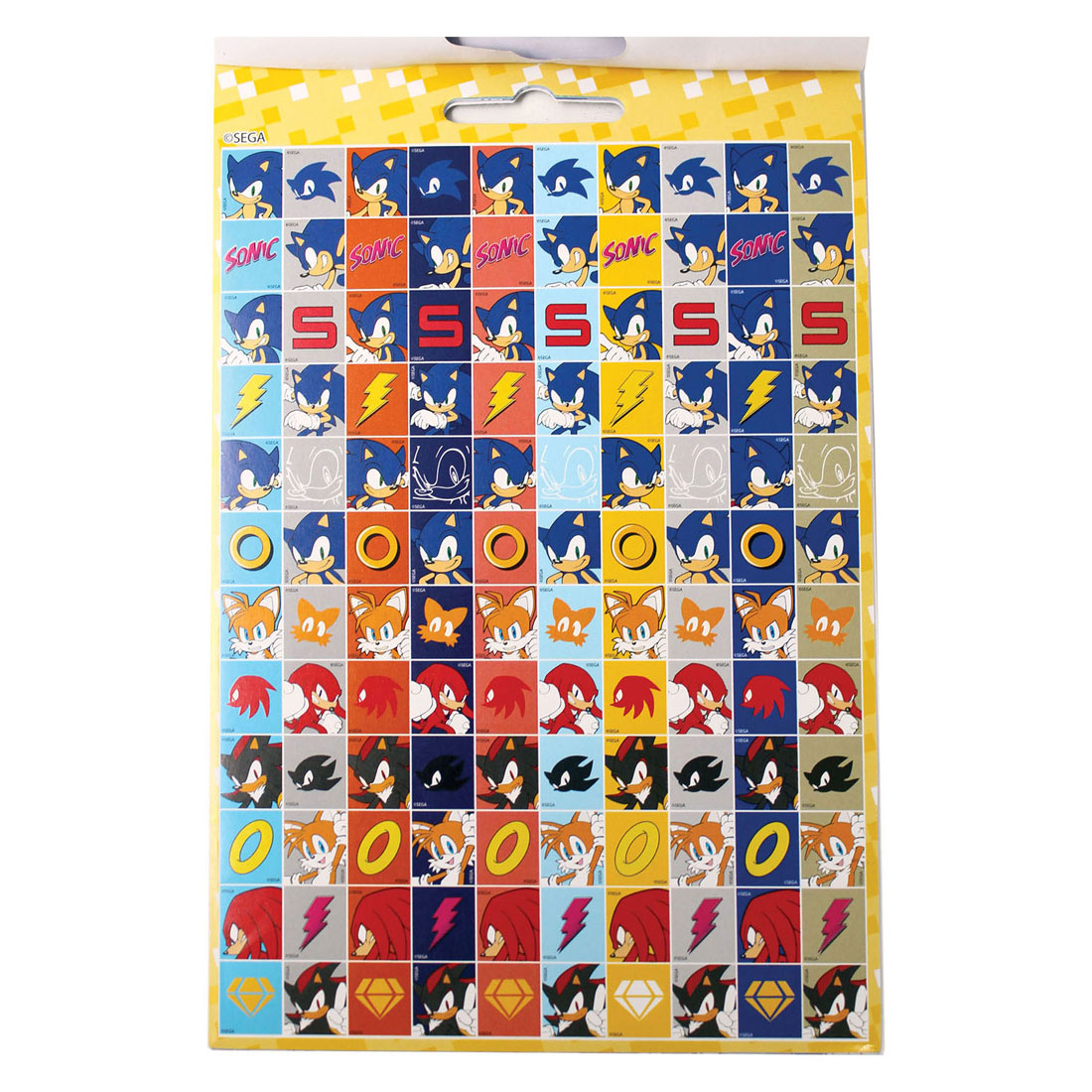 Livre d'autocollants Sonic - 600 autocollants