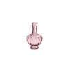 Idées 4 saisons vase trevi verre ø9xh15cm rose clair