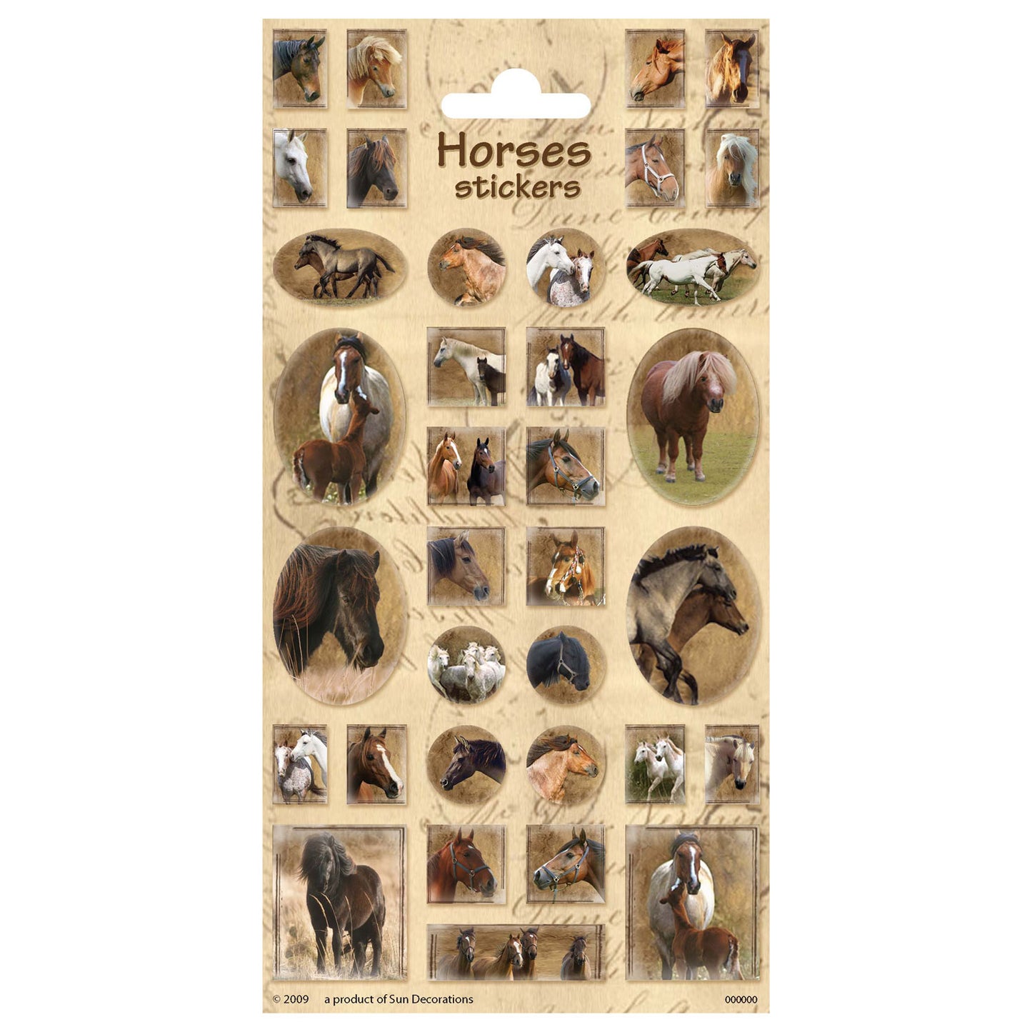 Horses de niveau d'autocollants
